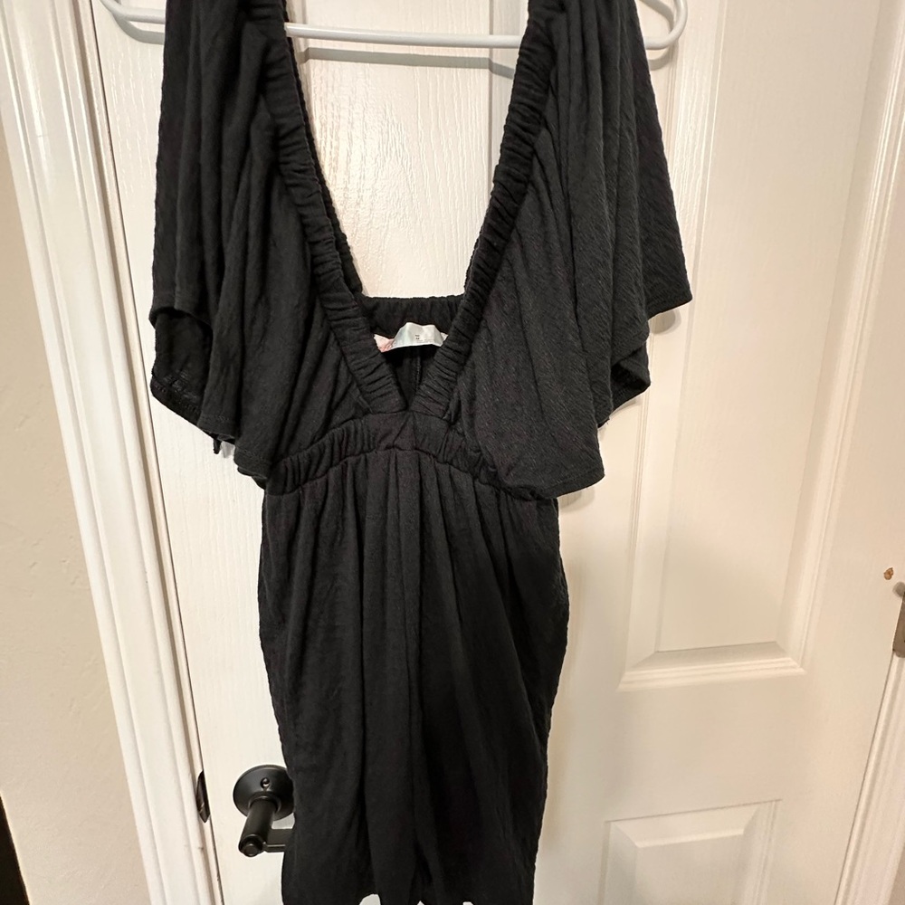 Free People Romper – Black – Size M – Brand New With Tags